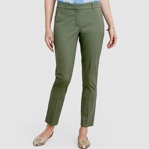 J. Crew Green Khaki Chino Skimmer Pants 4